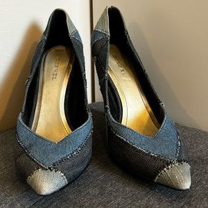Diesel denim stilletos - 38 (7.5US)